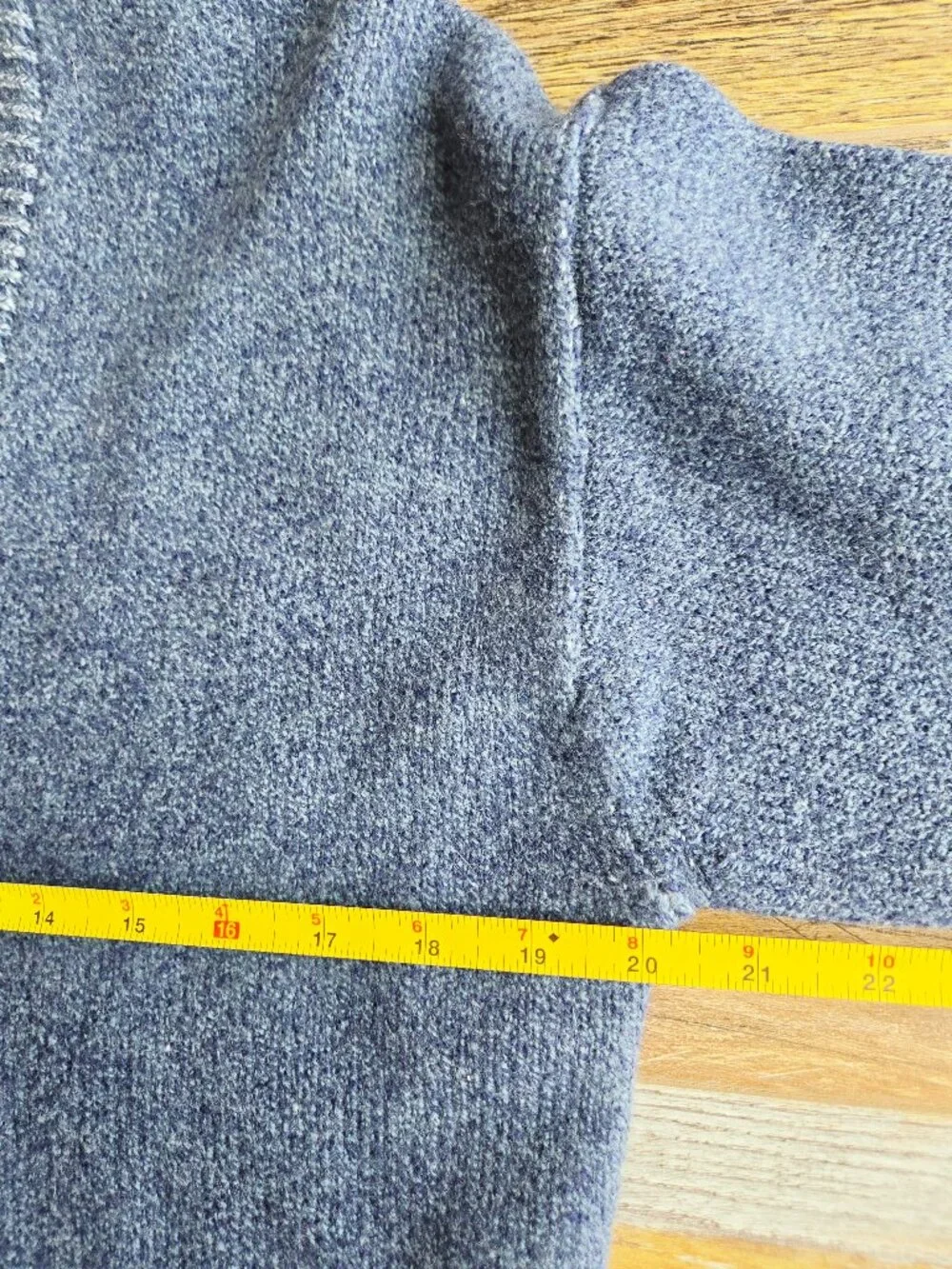 NEW Allbirds $145 The Cardi Ironbark Merino Wool V-Neck Cardigan Blue
